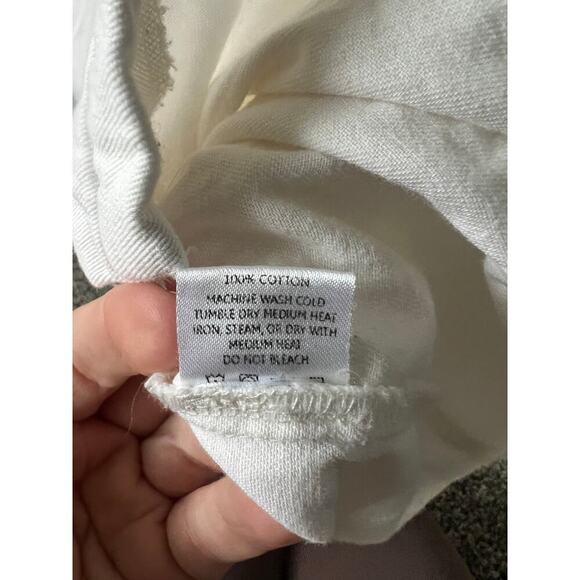 Able cotton white button dress women's size S - Picture 7 of 7